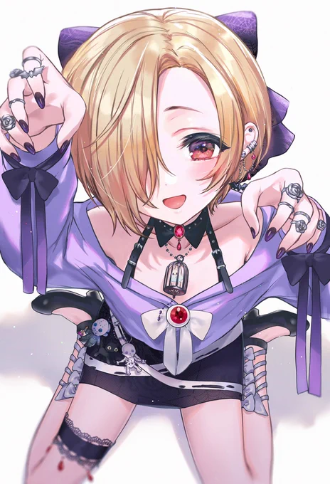 前描いた小梅ちゃん 小物とかこだわっててお気に入り 