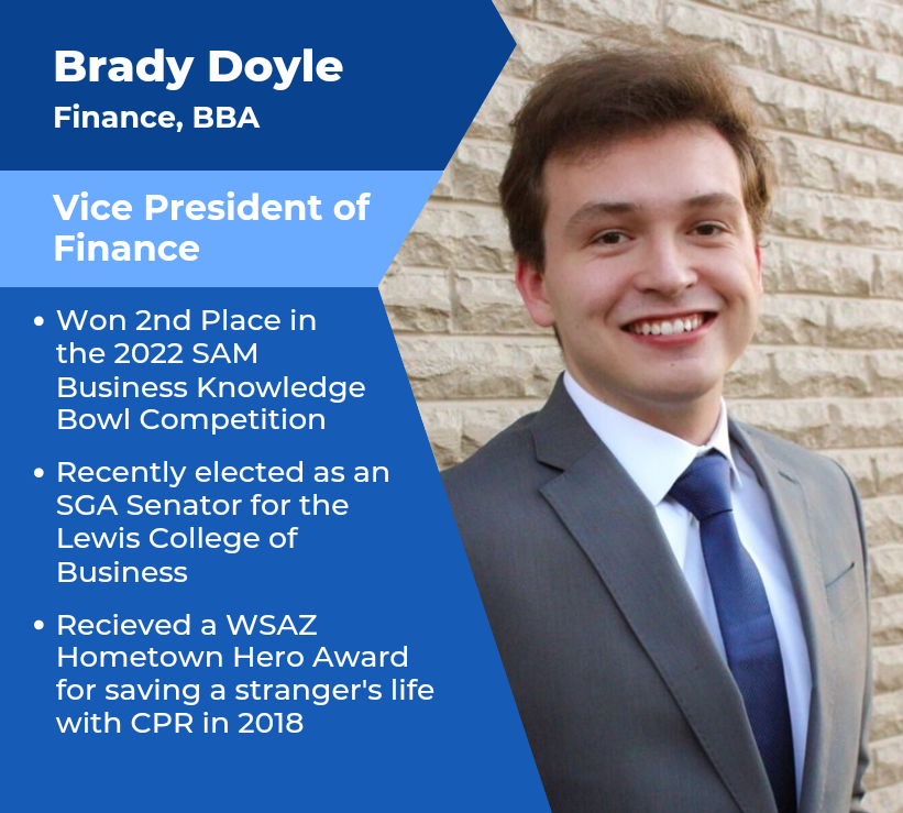 marshallusam's tweet photo. Meet Brady! He is our new VP of Finance. We are excited to have him back this year! #SAMShowcase #Fall2022 https://t.co/1kU6OIsLGo