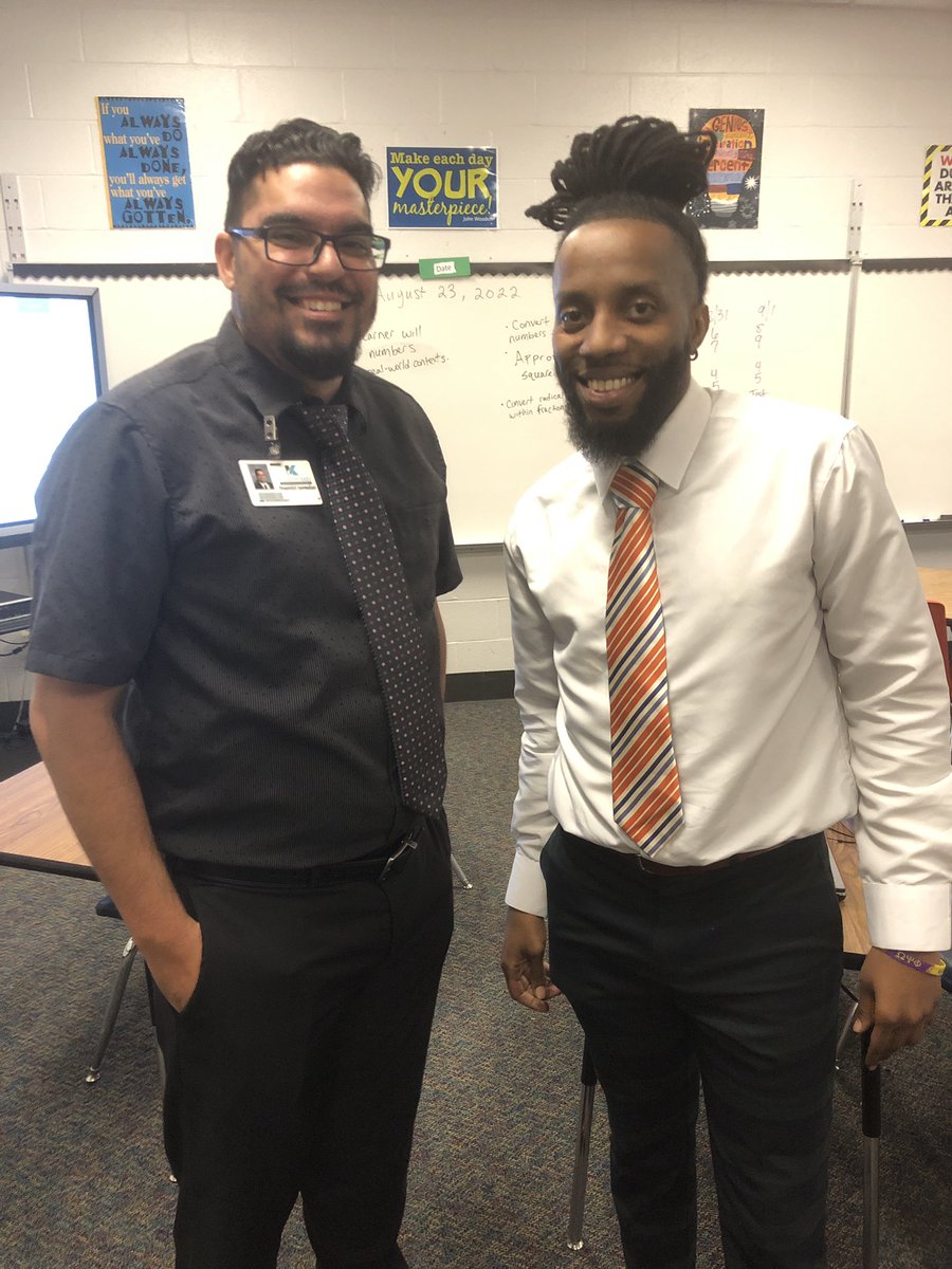 James_P_Wyatt's tweet photo. @WunderlichKISD representing #TieTuesday with style! Thankful to these amazing gentlemen (and a few others I didn’t get pictures with) for showing @KleinISD students positive role models! #PromiseToPurpose https://t.co/l8Ywiigjcz