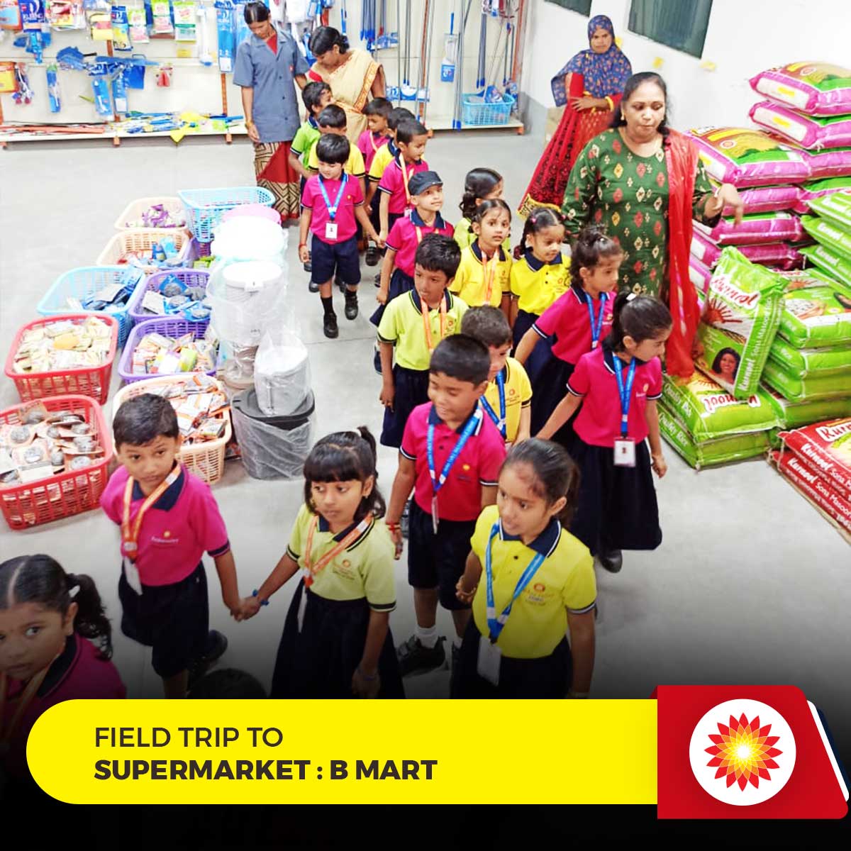 indusvalleyIS's tweet photo. The field trip was organised for Pre-Primary kids which was a great learning experience for them. They learnt about the variety of items available in the store and how the items are categorised and arranged.
#IVIS #FieldTrip #SuperMarket #BMart #PrePrimary #Learning #Kids #Store https://t.co/9Cyhor8MHq
