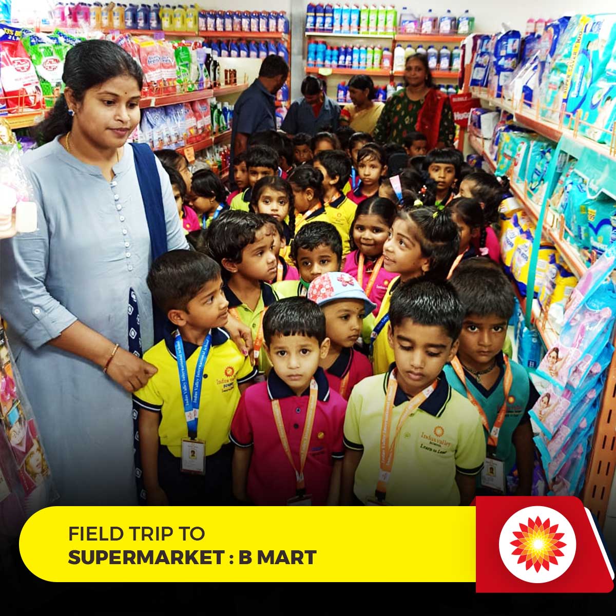 indusvalleyIS's tweet photo. The field trip was organised for Pre-Primary kids which was a great learning experience for them. They learnt about the variety of items available in the store and how the items are categorised and arranged.
#IVIS #FieldTrip #SuperMarket #BMart #PrePrimary #Learning #Kids #Store https://t.co/9Cyhor8MHq