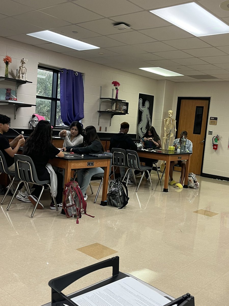 WinkelmannSara's tweet photo. Med term students learning to work as a team while building towers of spaghetti! @jvhsprincipal @JVHSHOSACLUB https://t.co/pi2XDqVFSe