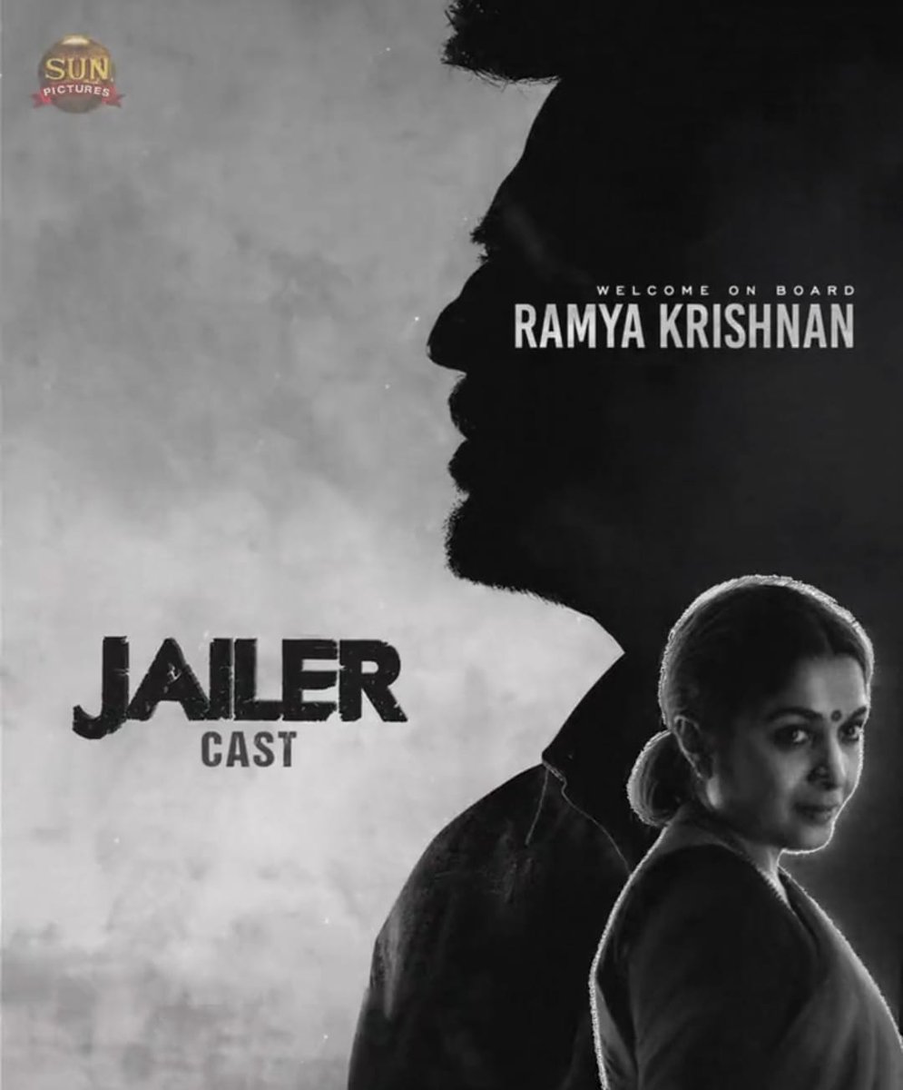 DinakaranNews's tweet photo. Presenting to you, the cast of #Jailer 😍💥
@meramyakrishnan @yogibabuactor 
@iamvasanthravi #VINAYAKAn
@rajinikanth  
@sunpictures 
@nelsondilipkumar 
@anirudhofficial https://t.co/BDPuexeUej