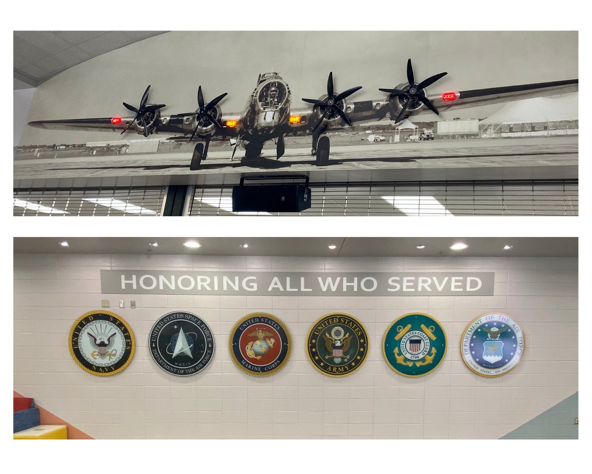 SuptCaseyAllen's tweet photo. If you haven’t seen our renovated cafeteria, you are in for a treat!

Following our Memorial theme, we have dedications for our armed forces, pics of local views, and a brand new digital board for presentations. 

Come see how @BallardSchools works every day to #ElevateBC! https://t.co/cAlnvhYIvG