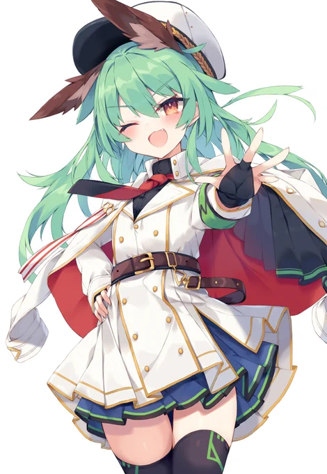 久しぶりのけもみみ軍服ちゃん 
