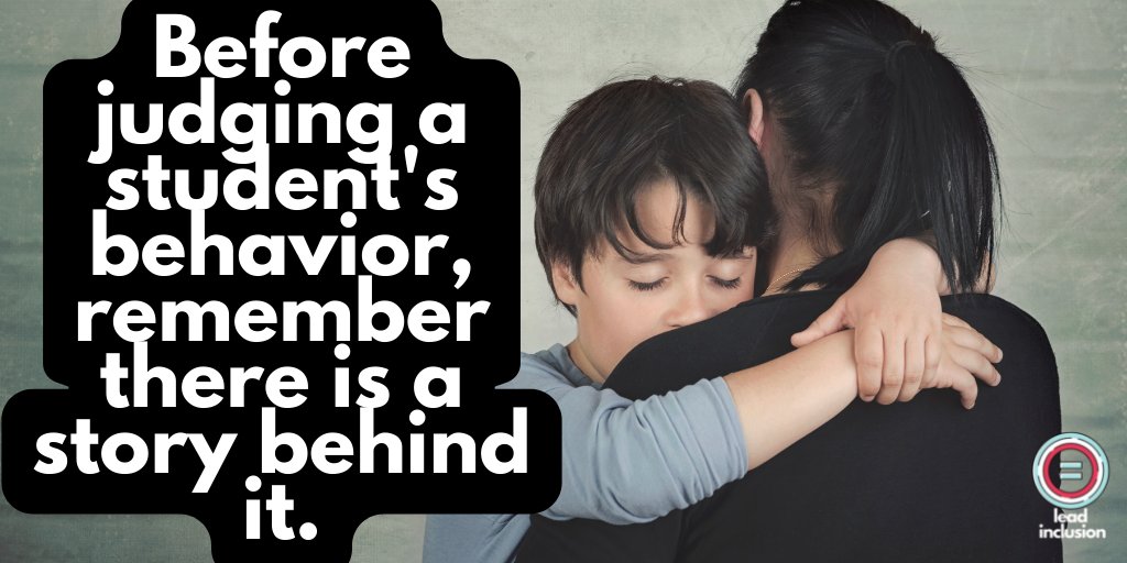 leeannjung's tweet photo. Before judging a student's behavior, remember there is a story behind it. Connect before we correct #LeadInclusion #Inclusion #UdlChat #sel #GlobalEdChat https://t.co/eSMBy87s6w