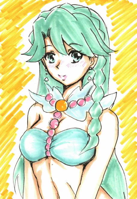 #自分の好きなキャラ一人の画像を四枚貼る毎日のようにみなみさん描き散らかしてたのに一ヶ月近く描いてない・・・だから最近ずっと体調悪いのか・・・ 