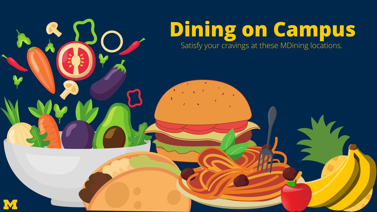 UMich's tweet photo. Looking for a place to eat after you move in, @UMichStudents? Find on-campus @MichiganDining options and menus: https://t.co/LdFFMPZ9Rq #MoveInHoMe https://t.co/6Fh5RZn7lQ