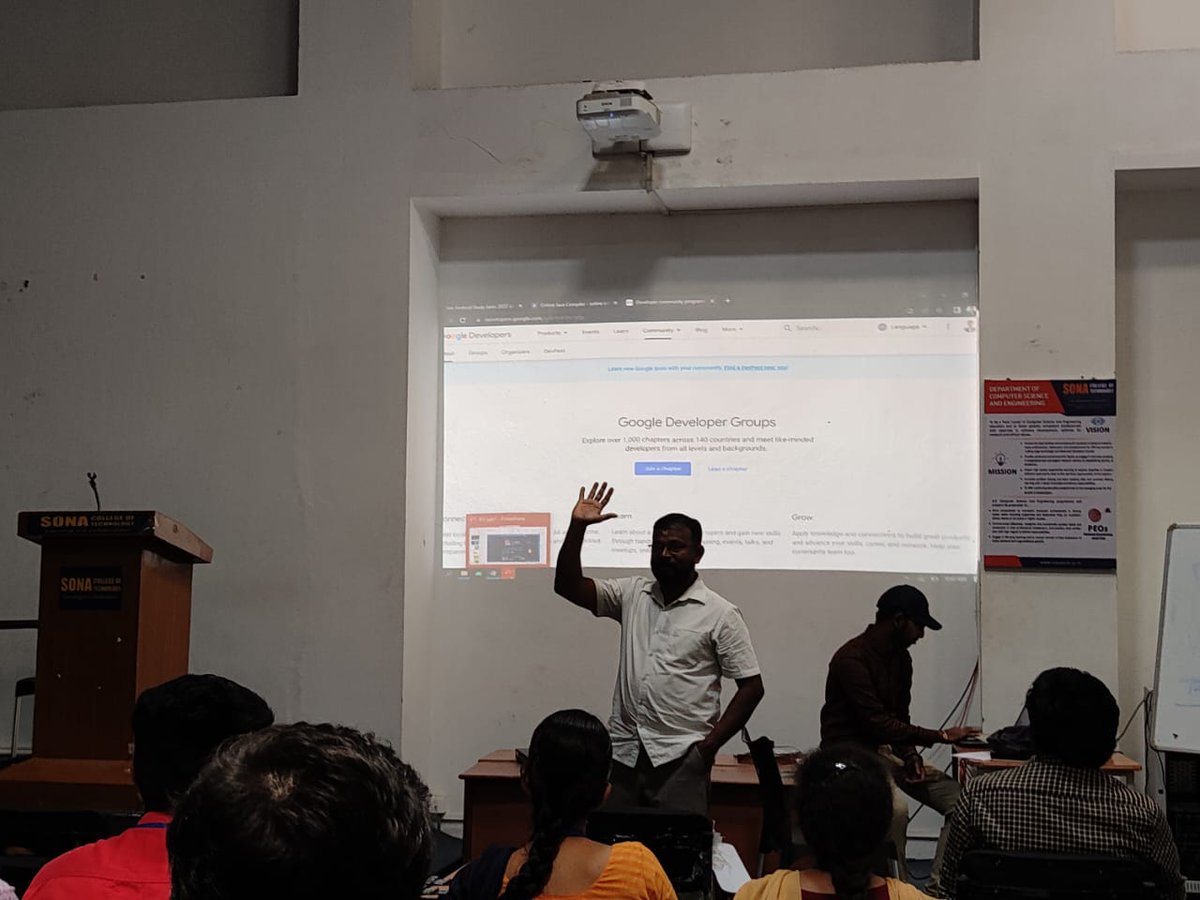 gdg_salem's tweet photo. Android Study Jam Started!!!
Day 1 - 23/08/2022
Android Study Jam by GDG Salem
@gdg_salem
#GDG
@i18nsolutions
#androidstudyjams https://t.co/Xr7oBL8aeB