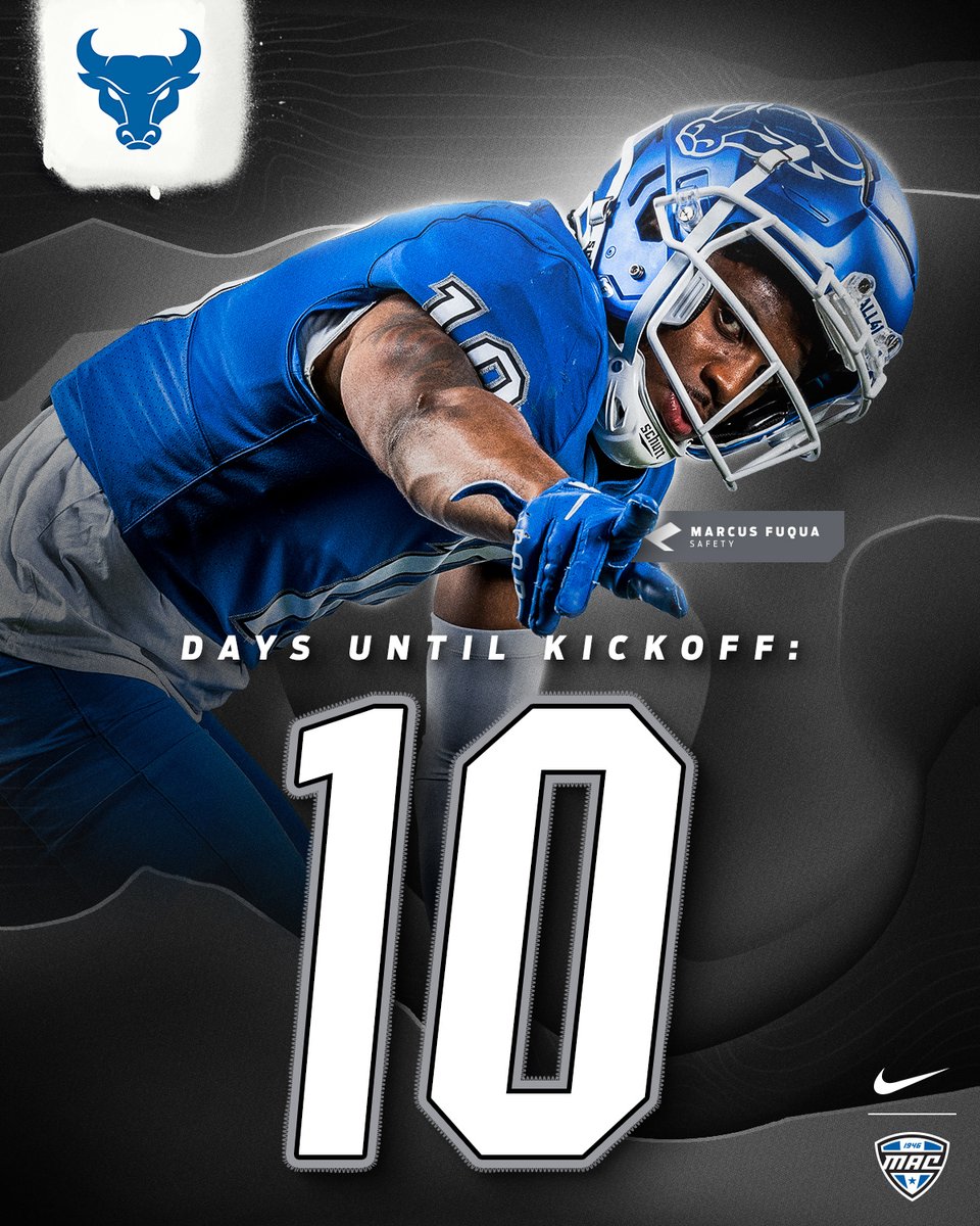 10 DAYS UNTIL KICKOFF! #UBhornsUP | #PoundTheRock