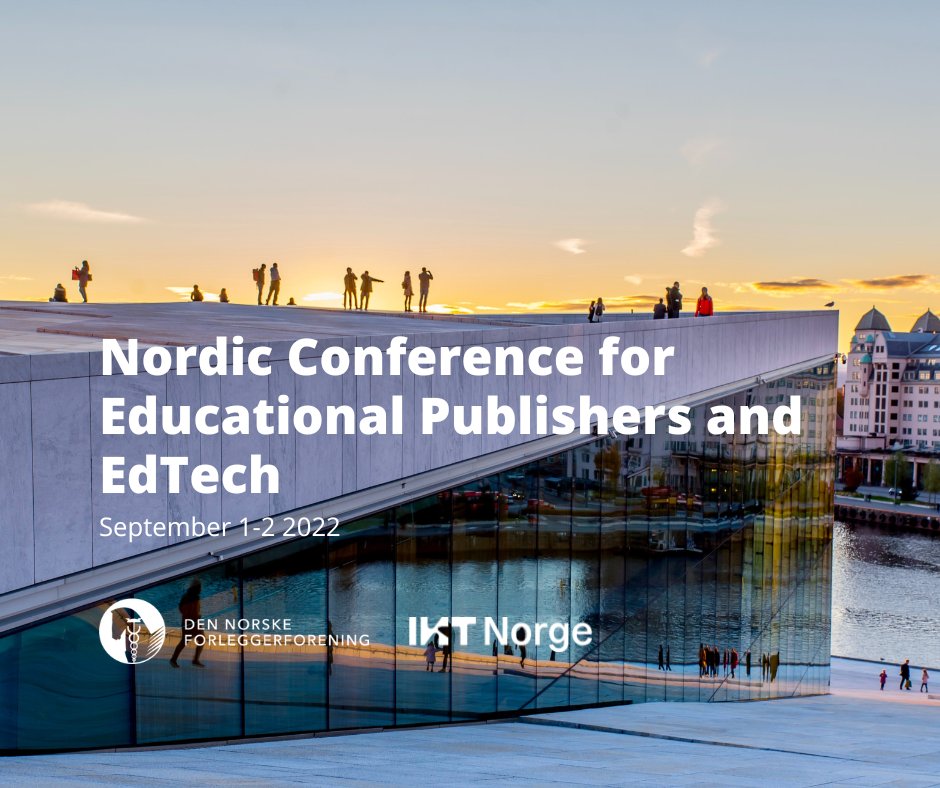 DnF_publisher's tweet photo. 📣 I morgen 25. august kl. 23.00 er siste frist for å melde seg på vår og IKT-Norges felles nordiske læremiddelkonferanse som går av stabelen i Oslo 1. og 2. september. @Austlid @FPharo @LineGaareP @eidebennett https://t.co/fiNhhEe0z9 https://t.co/wCw9K6xmzl