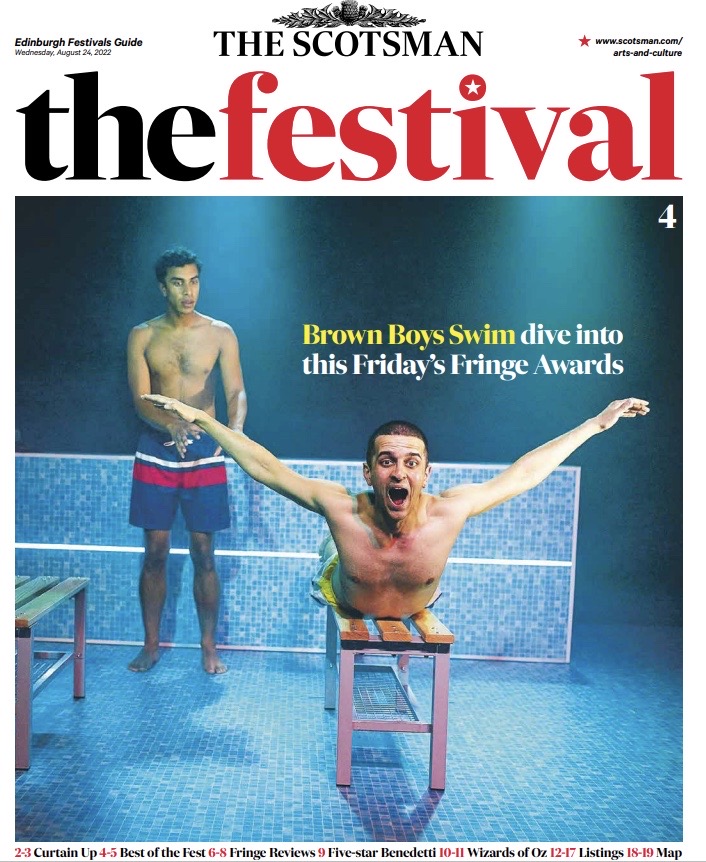 In today's Scotsman, don't miss your 20-page guide to the Edinburgh festivals, with reviews, interviews, features and hour-by-hour listings