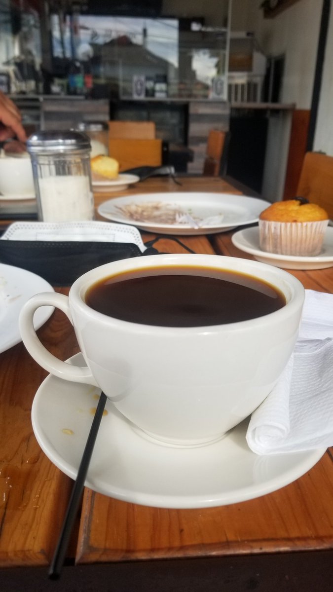 Un buen café nos anima a seguir.