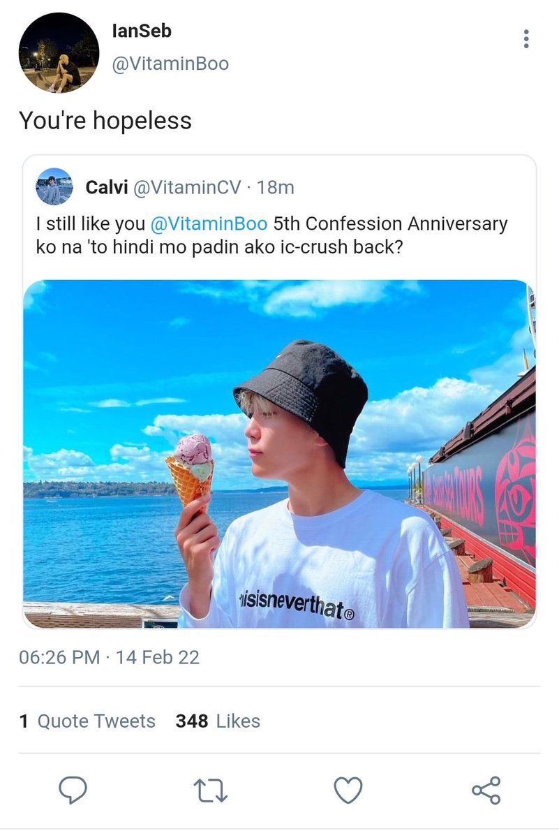 Orie_OrieO's tweet photo. Confessioniversary 

BooChan filo au 

kung saan every year umaamin si Calvi (CH) sa crush niyang si Seb (SK) pero hanggang best friends nalang ata talaga sila. https://t.co/KQTHHZ7OLi