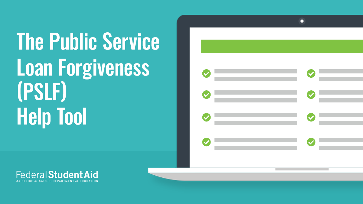 usedgov's tweet photo. Do you qualify for Public Service Loan Forgiveness? Use @FAFSA's #PSLF Help Tool to determine whether you work for a qualifying employer &amp; find out ways you can become eligible for PSLF: https://t.co/w7EbYoEFP8 https://t.co/zrk7ip3waD