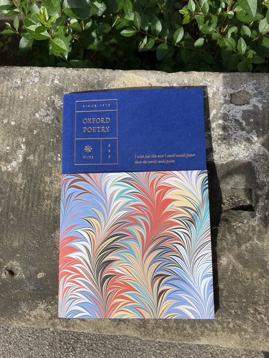 I’m behind on sharing this, but I absolutely loved this beautiful issue of <a href="/oxfordpoetry/">Oxford Poetry</a>, my first as Contributing Editor. 

Especially great to see poems in here by <a href="/MarianneMacRae/">Dr Marianne MacRae</a> &amp; @Janinebradders. 💚

Thanks for having me <a href="/PartusPress/">Partus</a>.