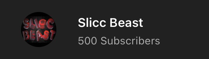 SliccBeast's tweet photo. OHHH Were half way there. Thank you all for all of the support! https://t.co/KLO0Q2J0OJ