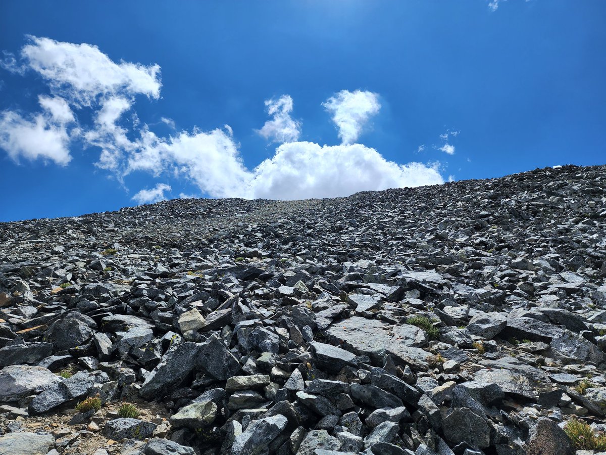 griz1's tweet photo. Class 3 climbing to the notch, then up the north ridge to #SplitMt 14,055ft #summit this past weekend! @mackpurp @paul_krogstad @SierraClubCA @FriendsofInyo @Inyo_NF @climbing @americanalpine #splitmountain #CA14ers @drverley @sheridch90 @TobyGuillette @Mountaineer #mountain https://t.co/eddDCnqZXB