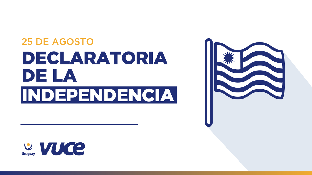vuceUY's tweet photo. A 197 años del 25 de agosto de 1825, celebramos un nuevo aniversario de la Declaratoria de la Independencia. https://t.co/asv0hMDx8a