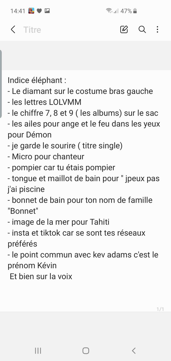 DagnicourtSabr1's tweet photo. Voici quelques indices qui fait que je penses à @KeenvOfficiel dans #MaskSinger pour l'éléphant 😁😁 https://t.co/jFkw4t3zY1