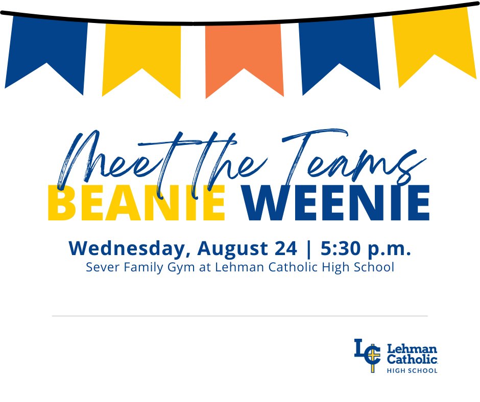 Join us TONIGHT to kick off the fall season! The festivities begin at 5:30 p.m. in the Sever Family Gym. Bring the whole family and come hungry - $8 per person. The pep rally and JH and HS team introductions start at 7:15 p.m. in the Schlater Family Gym.