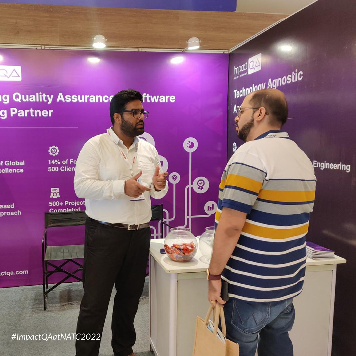 Impact_QA's tweet photo. Here are the glimpses of the @ImpactQA team in action at the @nasscom NATC 2022 event! Our testing services advisors and experts from IQA shared insights on industry-agnostic approaches &amp; next-gen tech-powered solutions!
#NATC #DigitalNext #sustainableecosystems #qualityassurance https://t.co/GBFgCbvO8M
