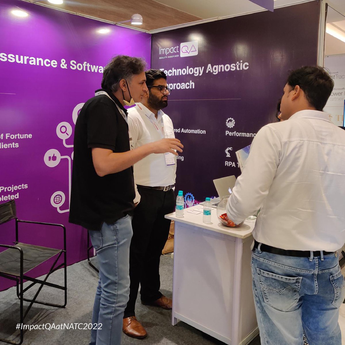 Impact_QA's tweet photo. Here are the glimpses of the @ImpactQA team in action at the @nasscom NATC 2022 event! Our testing services advisors and experts from IQA shared insights on industry-agnostic approaches &amp; next-gen tech-powered solutions!
#NATC #DigitalNext #sustainableecosystems #qualityassurance https://t.co/GBFgCbvO8M