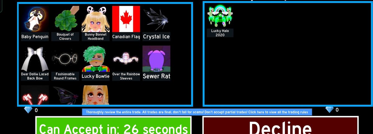 sofified_'s tweet photo. @Dcqrling and @itvnoah are trusted!! Noah gave me lucky20 halo for 1.25k robux w tax, and Sebastian was our mm! Tysm! 100% recommended 💋 https://t.co/2EhGpMdxtp