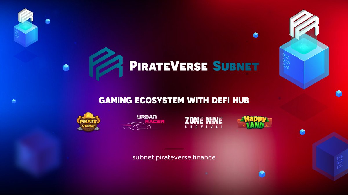 PirateVerse Subnet โ๐๐บ (@piratesubnet) on Twitter photo Welcome to <a href="/PirateSubnet/">PirateVerse Subnet โ๐๐บ</a> - The First Gaming Ecosystem with DeFi Hub on @avalancheavax ๐บ
โ
Finest Games from leading Game Studios
โ
Secure & Complete #DeFi Ecosystem
๐ Officially supported by #Avalanche faucet: faucet.avax.network
Learn more about us ๐
A thread ๐งต Welcome to <a href="/PirateSubnet/">PirateVerse Subnet โ๐๐บ</a> - The First Gaming Ecosystem with DeFi Hub on @avalancheavax ๐บ
โ
Finest Games from leading Game Studios
โ
Secure & Complete #DeFi Ecosystem
๐ Officially supported by #Avalanche faucet: faucet.avax.network
Learn more about us ๐
A thread ๐งต