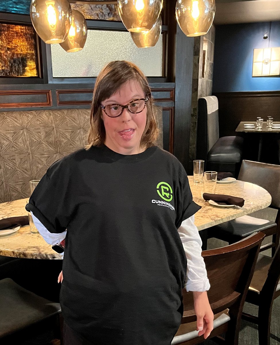 Congratulations Elizabeth on your One Year Work Anniversary at Stone Creek Dining. #WorkplaceWednesday #crgdining #InclusionLivesHere #BestBuddiesIN