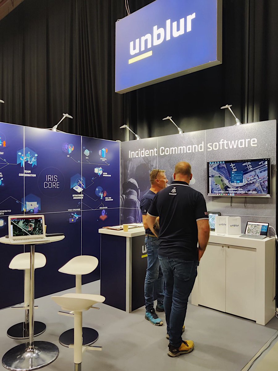 Unblurco's tweet photo. We are excited to exhibit at @DanskBeredskab
Make the most of your experience on our real-time DEMO of IRIS Core and Tactics.
🤝🏼24-25 of August in Odense Congress Center, Denmark.
Hall A, Stand: 1913
#incidentcommandsoftware #firefighters #fireandrescueservices https://t.co/DuyFDSLHlr