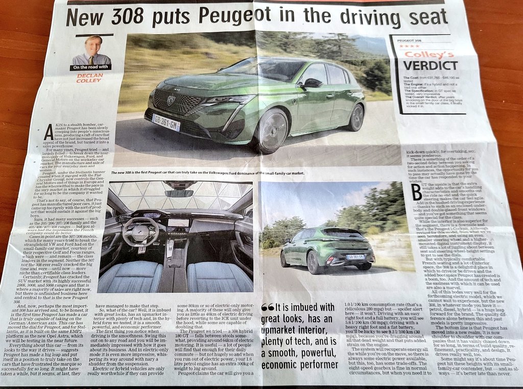 Morrissey Motors (@morrisseyskk) on Twitter photo ✅️ Imbued with great looks,
✅️ Upmarket Interior,
✅️ Smooth,
✅️ Powerfull economic performance,
✅️ Plenty of tech
✅️ Very impressive
Top right up on the <a href="/irishexaminer/">Irish Examiner</a> by Declan Colley ✅️ Imbued with great looks,
✅️ Upmarket Interior,
✅️ Smooth,
✅️ Powerfull economic performance,
✅️ Plenty of tech
✅️ Very impressive
Top right up on the <a href="/irishexaminer/">Irish Examiner</a> by Declan Colley