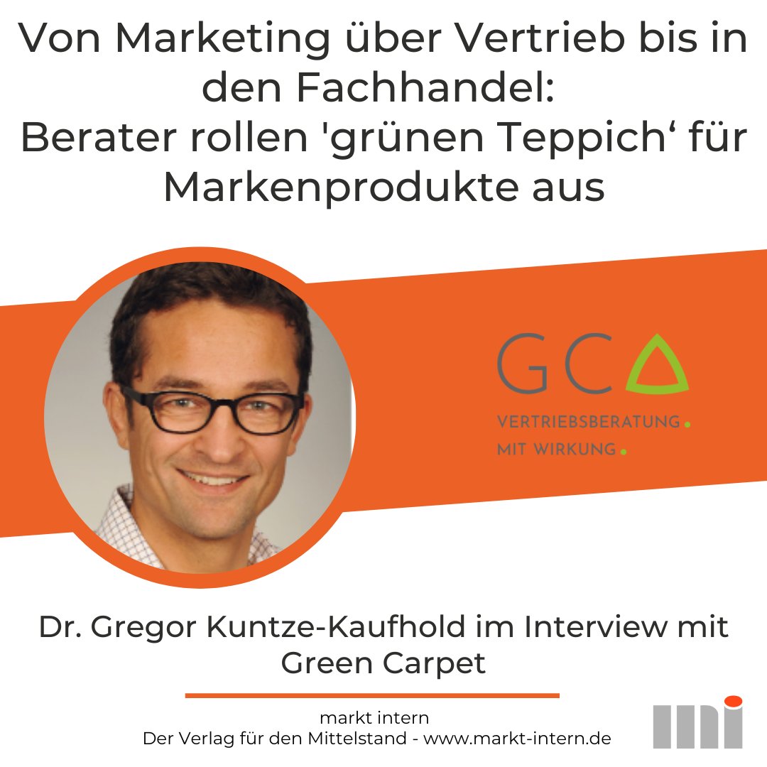 marktintern's tweet image. Die Gründerin Maren Speckmann-Munz und ihr Partner Andreas Stolz von Green Carpet erläutern im Interview mit 'markt intern', warum sich ein Markenartikel nicht von selbst verkauft. 
markt-intern.de/themen/marketi…