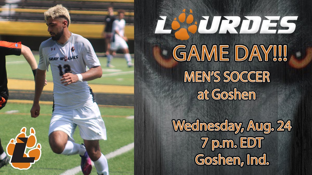 LourdesSports's tweet photo. Men's soccer goes under the lights this evening to begin a four-match road trip!
Live stats - https://t.co/EFEDjPvJz2
Live video - https://t.co/padHASK2xv https://t.co/86x1aK0HdI