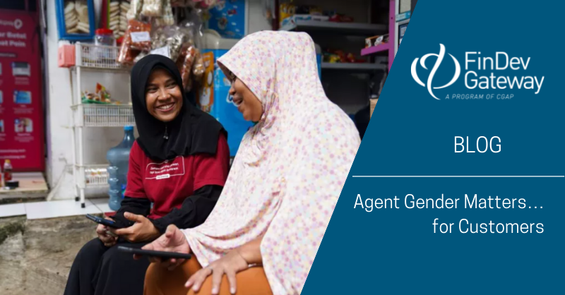 Findings suggest that giving #women the choice to engage with an #agent who is a woman can be crucial in promoting women’s use of #mobilefinancialservices and #financialinclusion. findevgateway.org/blog/2022/08/a… via @Findevgateway