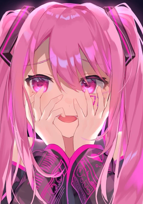 並べるとめちゃめちゃいい感じ #初音ミク 