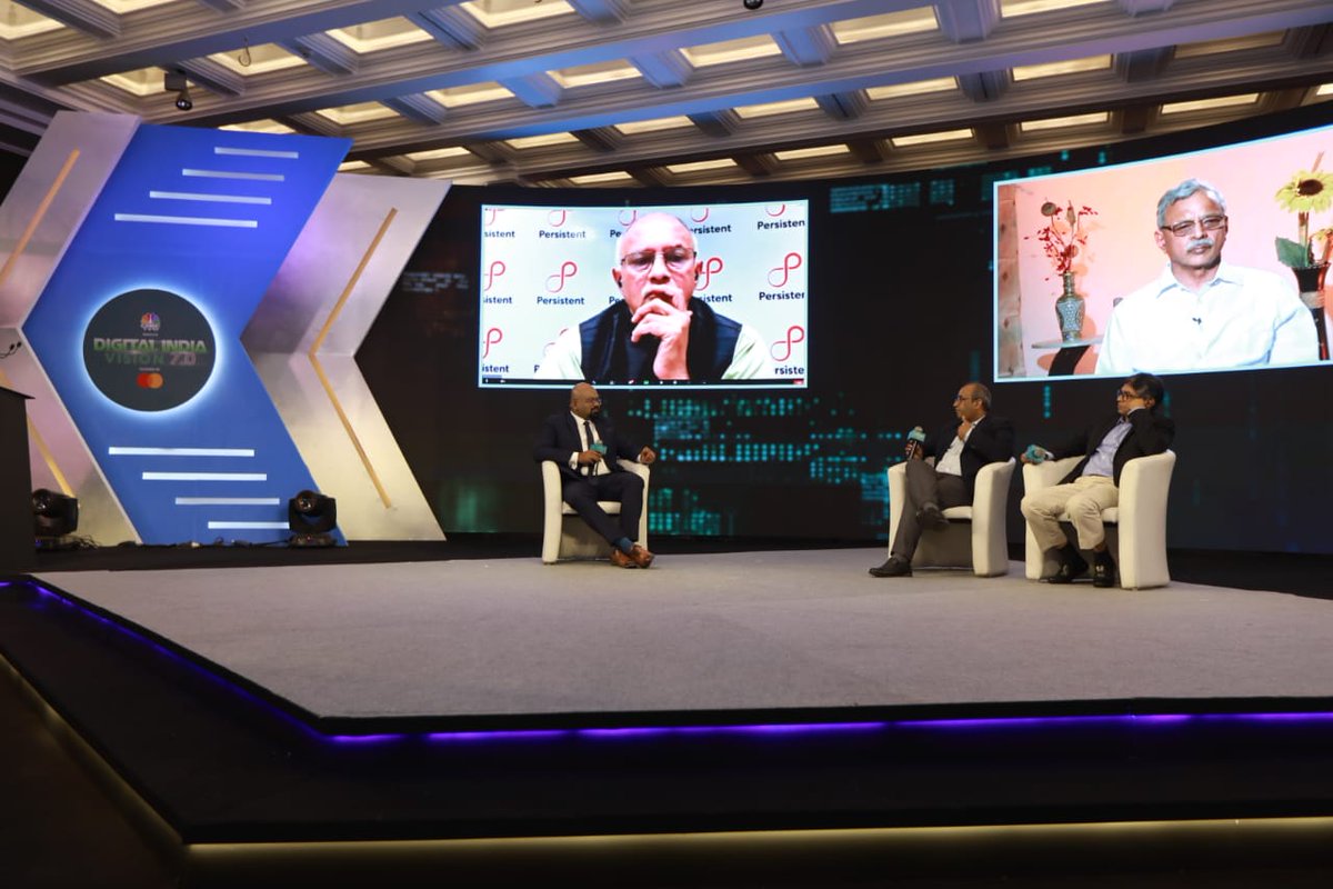CNBCTV18News's tweet photo. Digital commerce will no longer be anyone's father's property. Today's biggies will become irrelevant if they don't come onboard, says @KoshyTK
@ONDC_Official #MakeIndiaDigital #DigitalIndia @mastercardindia https://t.co/qXuqHA10rv