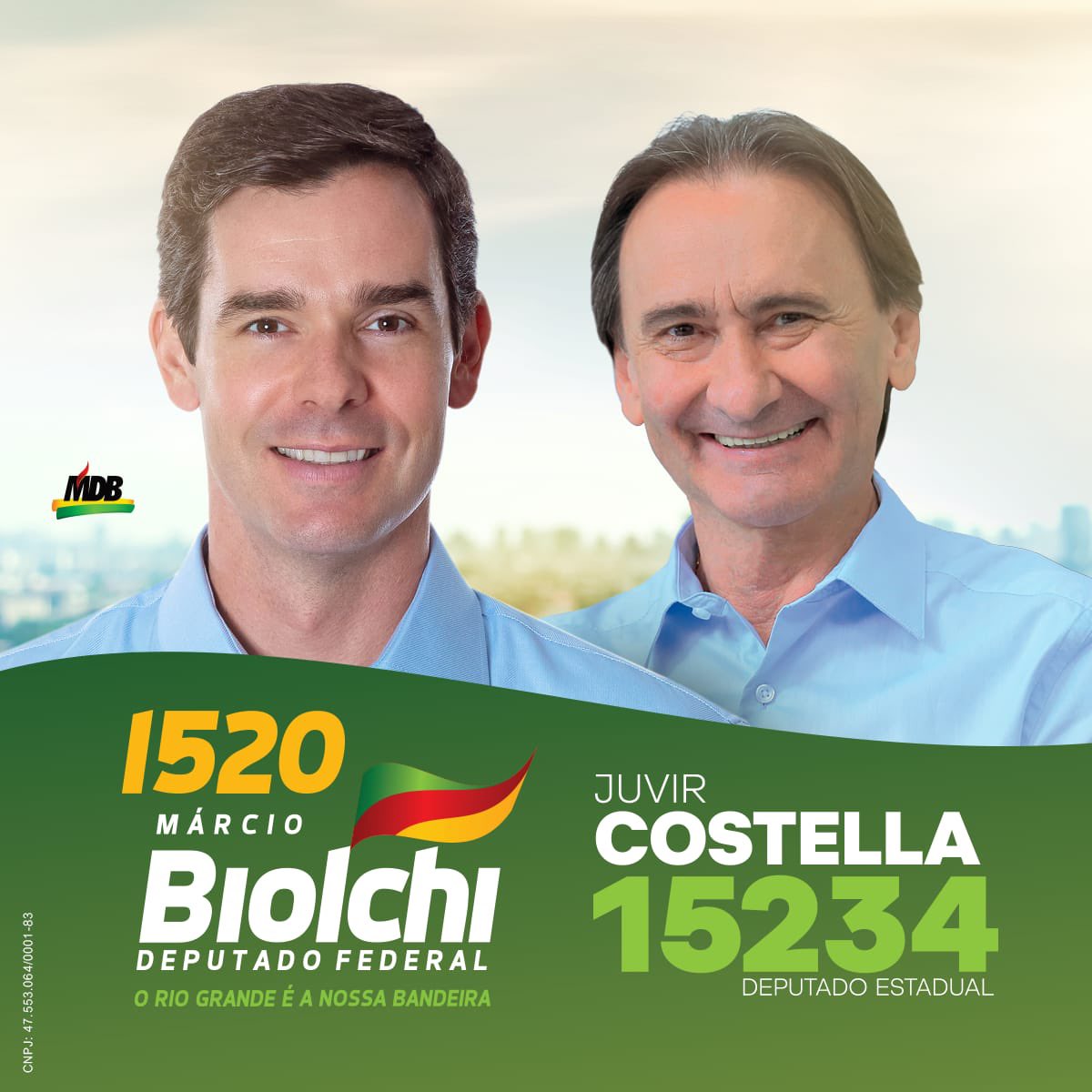 felipecostella's tweet image. Já estamos com o material dos nossos candidatos à disposição. Caso precise de algo, só chamar no whats (9988 15615).

Deputado Estadual @juvircostella 
Deputado Federal @marciobiolchi