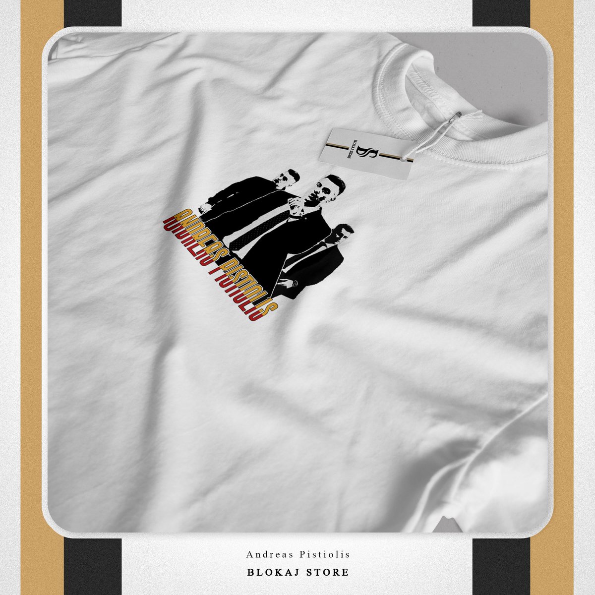 BlokajStore's tweet photo. 🏀 Andreas Pistiolis için yaptığımız Andreas Pistiolis T-Shirt satışta...
🧵 %100 Pamuk ve 1.Sınıf Compact Penye kumaş kullanılmıştır. 
🛒 https://t.co/kvcbip3jF9 ve Instagram'da satışta. Sen de aramıza katıl !
#blokajstore #Tshirt #Galatasaray #GalatasarayNef #Gala #MambaDay https://t.co/YXRhEORhig