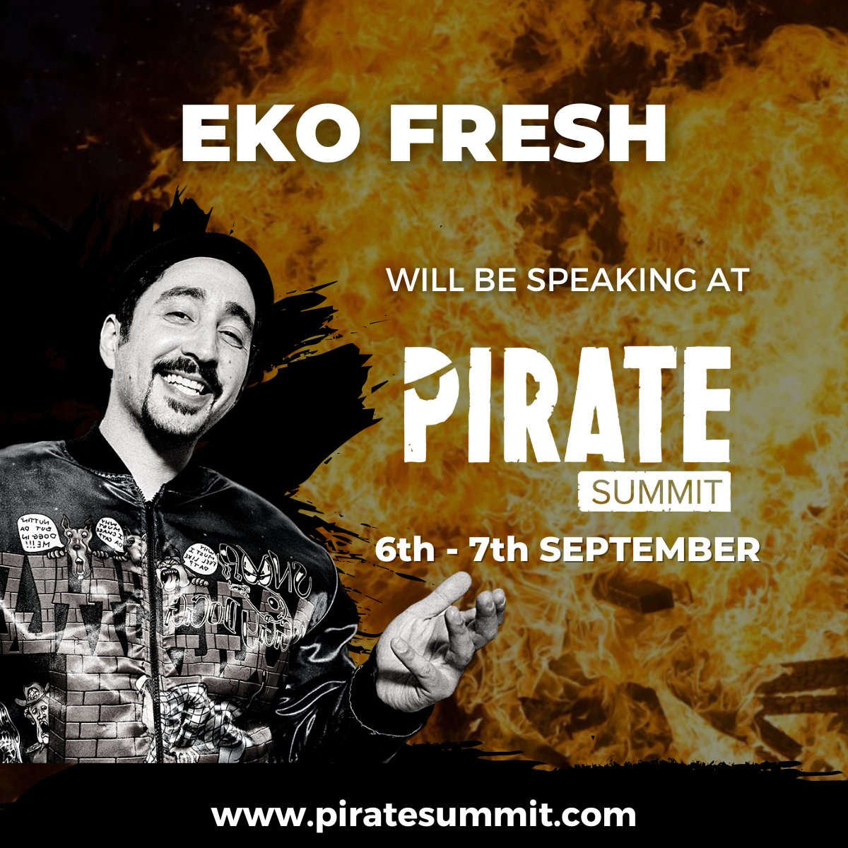 PIRATESummit's tweet image. When you see @EkoFreezy on the stage, you immediately think of rap? 

At @PIRATESummit he will share insight into his founding story. 

Grab your ticket to join: piratesummit.com/tickets/

#PIRATEsummit #PIRATEspeaker