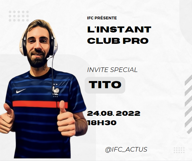 tris_lec's tweet image. 📢RDV à 18h30 pour la première de L'Instant Club Pro avec @TLintox en invité ! 

🔥Tout se passe ici où vous retrouverez un Space Twitter. Vous pourrez même prendre la parole durant l'interview. 

💪On vous attend nombreux dès 18h30 !

🙏Un MAX de RT la commu !