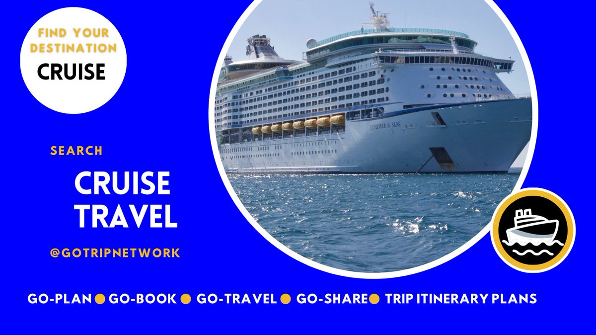 gotripnetwork's tweet photo. Get Your Group - Plan a Trip - Find Your Cruise Destination! 
✔ Use the Trip Planner to track and organize trips with family, friends, and co-workers.   
👉 https://t.co/hLqpjHuKFu 
#GoTripNetwork #diytrackyourtrip #trip #planner #travel  #cruise https://t.co/oBP0S1Ire9