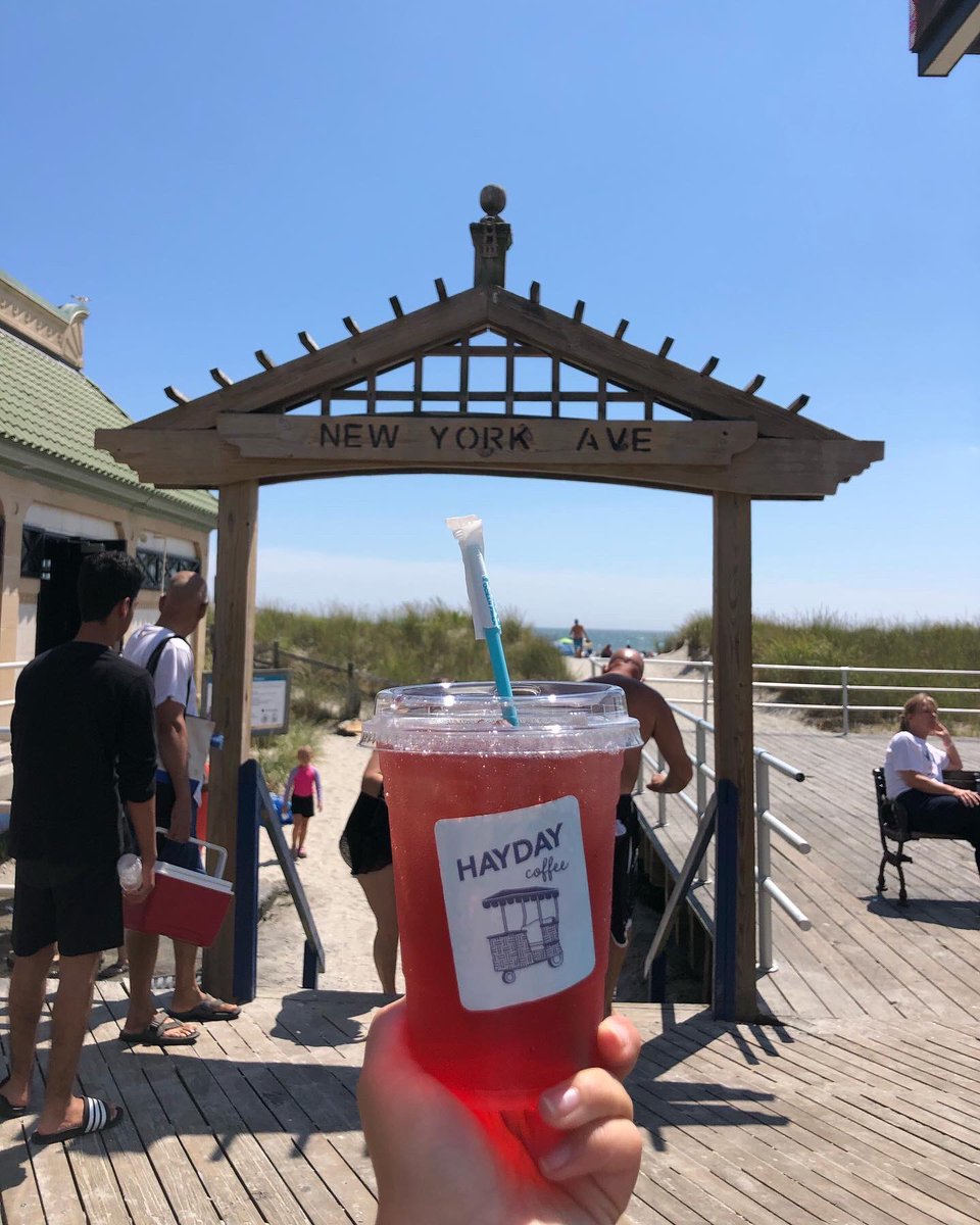 haydaycoffee's tweet photo. ✈️ It’s @AcAirshow Day! Stop by and see us at 155 S New York Ave before you set up your spot on the beach or boardwalk. 
Stay refreshed and hydrated with our Hibiscus Berry Iced Tea 🌺 
Caffeinate your crowd with a coffee traveler of hot drip coffee or cold brew ☕️ https://t.co/IM4StOymKg