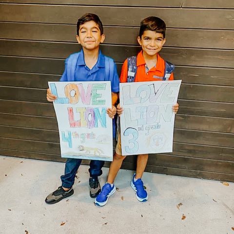 loveelementary1's tweet photo. Our Love Lions have been so excited to be at school and we couldn’t be more excited to have them back! #lovelionpride #lovelevelup @PrincipalTellez @AmyPoerschke https://t.co/K3uuBLdiO1
