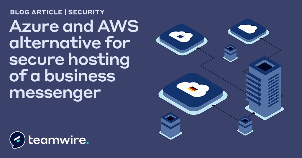 teamwire_app's tweet photo. Where does the issue of #security begin when choosing software solutions - including #communicationsolutions - in the enterprise sector? And which #cloudplatforms can a company rely on?

Click here to read our latest #blog article: https://t.co/YUOsaByLfw 

#businessmessaging https://t.co/KIf3dTHmAh