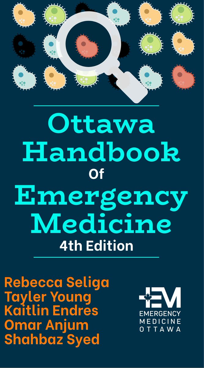 We're super excited to present the 4th Edition of The Ottawa Handbook of Emergency Medicine! 

Updated annually, this peer-reviewed is guide serves as a helpful bedside resource for approaching common acute care presentations:

emottawablog.com/sdm_downloads/…