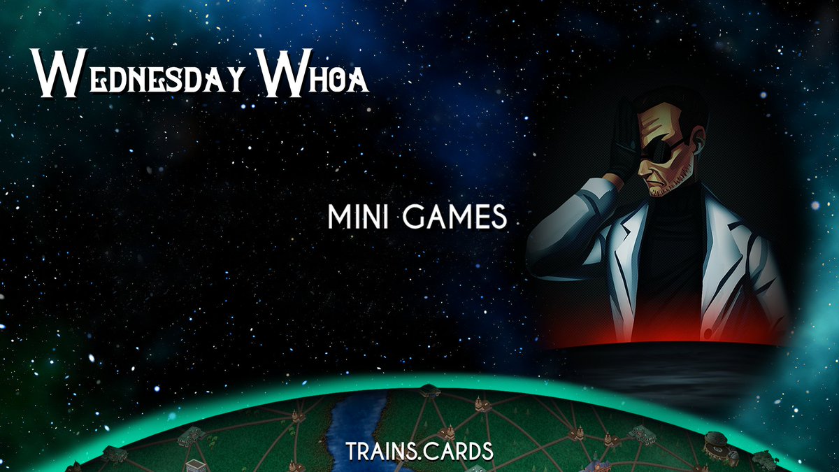 CenturyTrain's tweet photo. Whoa! Train of the Century has mini games now! After dispatching a rail run, you'll have the chance to play one of three games created by our very own developers. Think you've got the skills to reach the top of the leaderboards?
#centuryverse #waxp #blockchaingaming #NFTs https://t.co/bGNBtjnTXl
