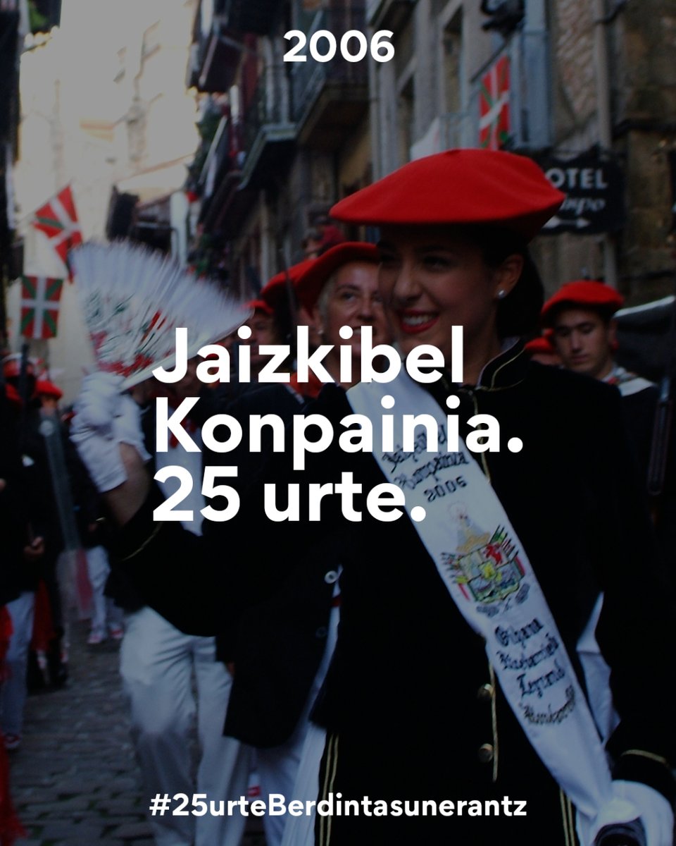 Jaizkibel1997's tweet photo. 2006 | Jarraitu gurekin konpainiaren historiako gertaera garrantzitsuenak urtez urte ✨

📷 Gotzone Elu-ren argazkiak.

#25urteberdintasunerantz #nierejaizkibelekin https://t.co/2e7qg130uT