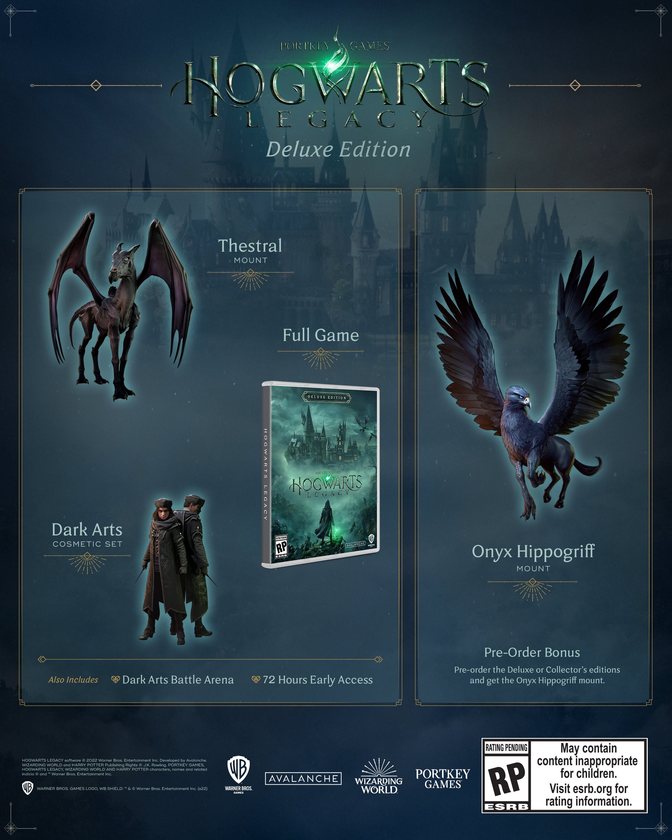 Hogwarts Legacy Deluxe Edition: What does it include?