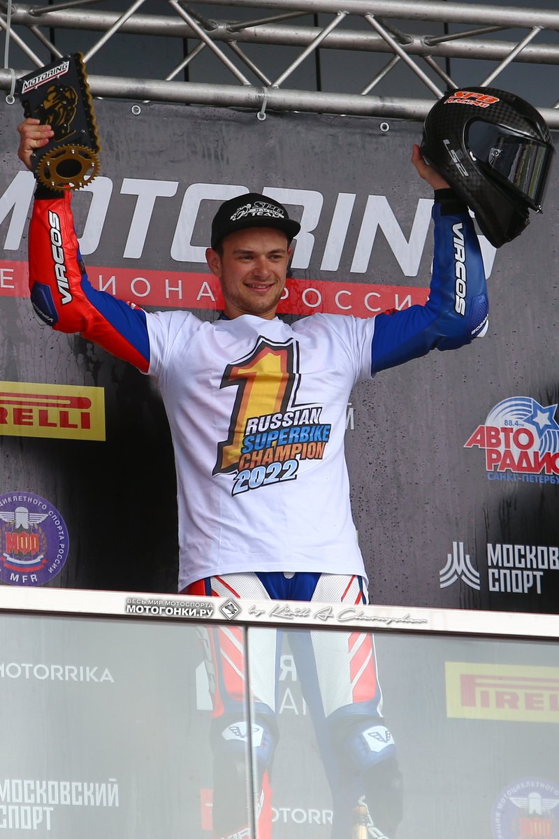 motogonkiru's tweet image. Makar #Yurchenko successfully defended the title of Russian champion in the #Superbike class @igoradrive #IgoraDrive